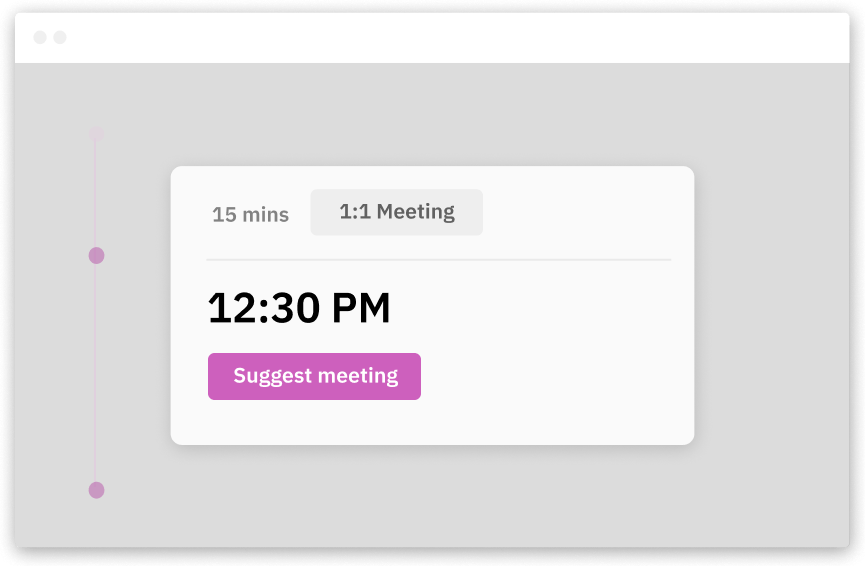 Easy meeting booking
