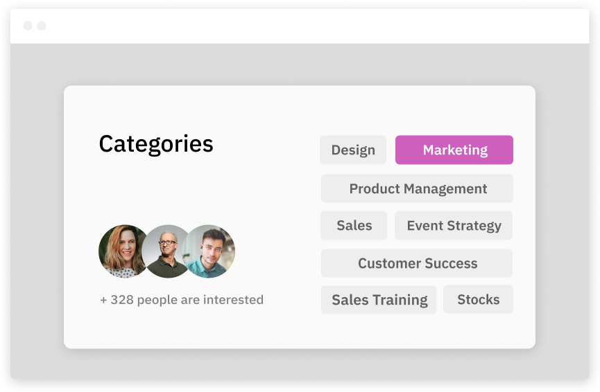 Participant list filters