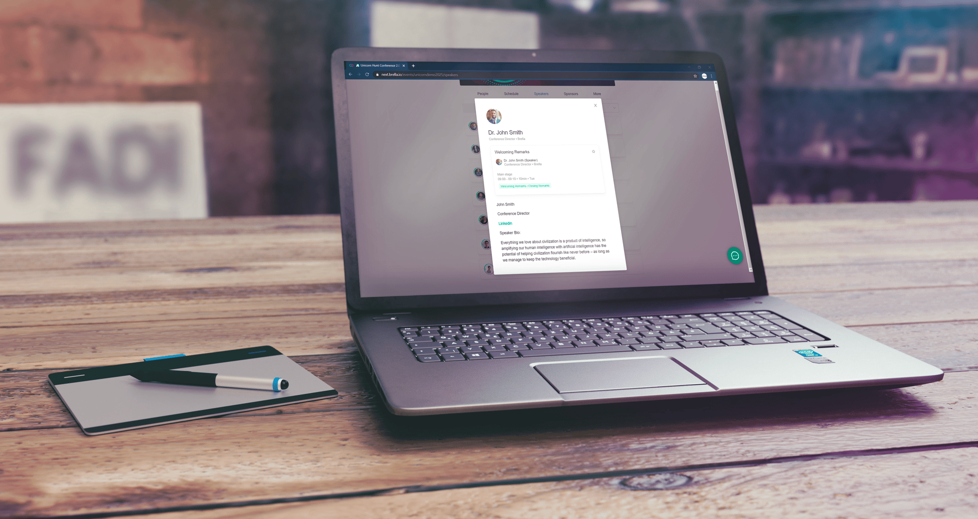 Brella releases new speaker platform to promote your event and conference speakers